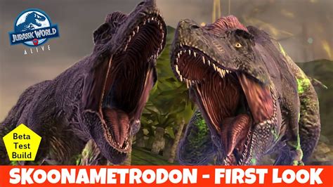 Apex Hybrid Skoonametrodon First Look Jurassic World Alive