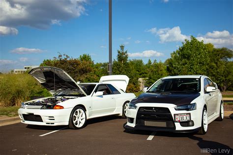 R Skyline And Lancer Evolution X At Tuner Evolution Chicago Benlevy