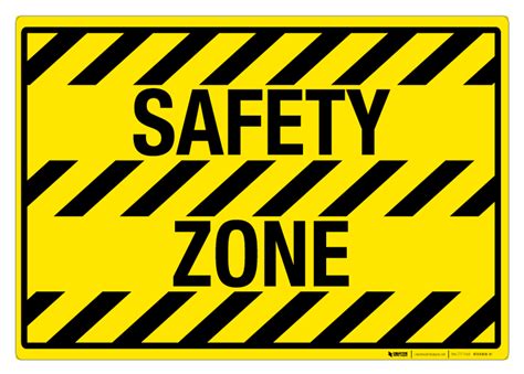 Safety Zone – Floor Sign | Creative Safety Supply