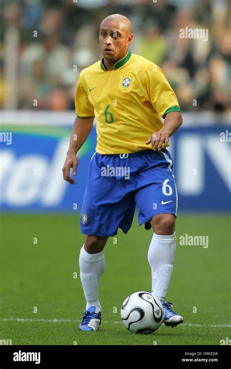 Roberto Carlos Brazil And Real Madrid Stade De Geneva Geneva Stock Photo