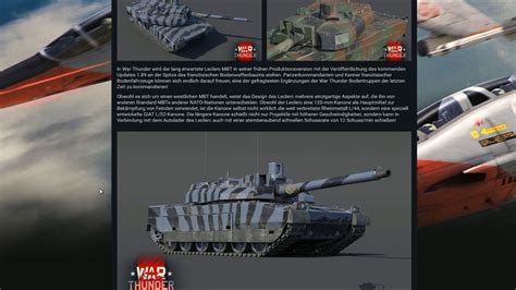 Let S Play War Thunder Deutsch Dev Blog News Leclerc S La