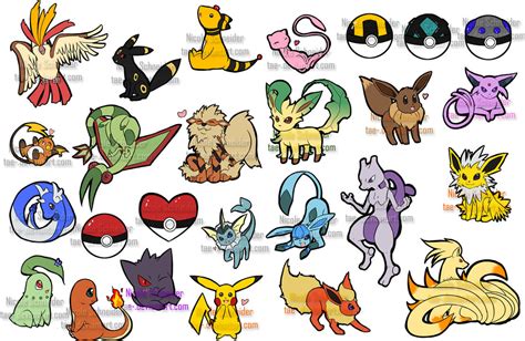 Pokemon Sticker Project Stickers Now For Sale By Tae On Deviantart