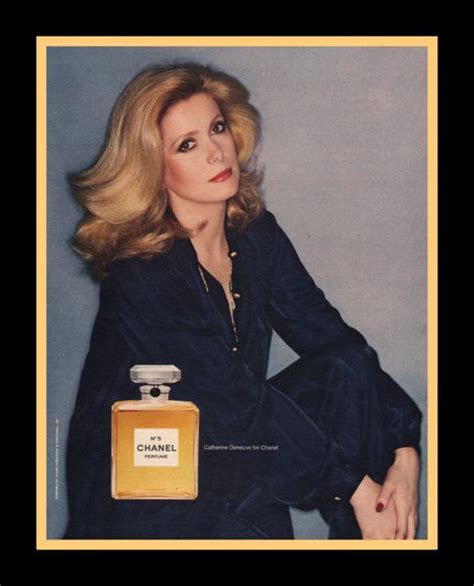 1978 Chanel No 5 Perfume Print Ad Catherine Deneuve Etsy Catherine