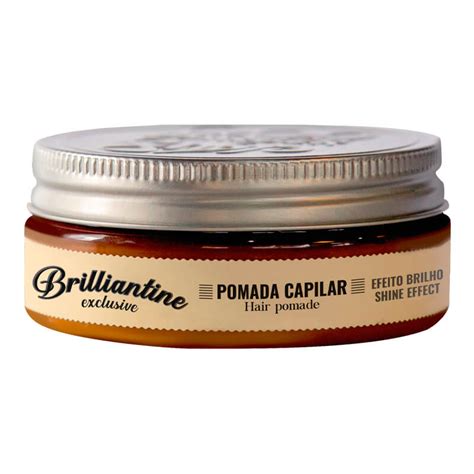 Pomada Capilar Efeito Brilho Brilliantine 130ml Qod Barber Shop Qod Cosmetic