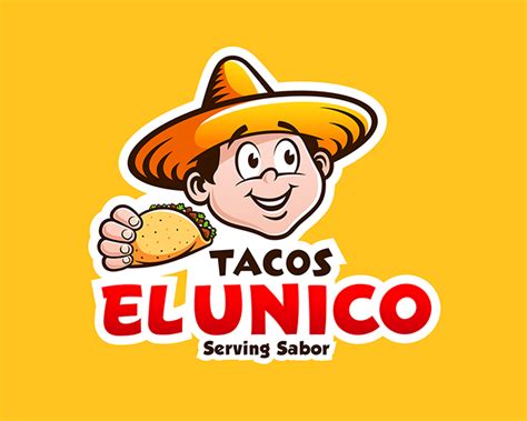 Logopond Logo Brand Identity Inspiration Tacos El Unico Restaurant