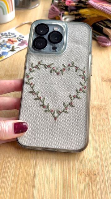 Jennyembroidery Hoop Art On Instagrami Am In Love With My New Phone Coverwhat Do You Thinkwhen I