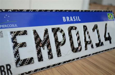 Placas Mercosul Devem Custar R Para Carro Nibus E Caminh O Em