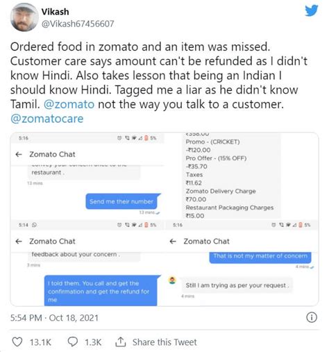 Zomato Invites Controversy Again This Time Due To Regional Differences