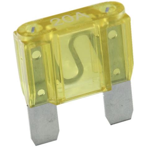 Maxi Blade Fuse 20 Yellow Fuse Factory