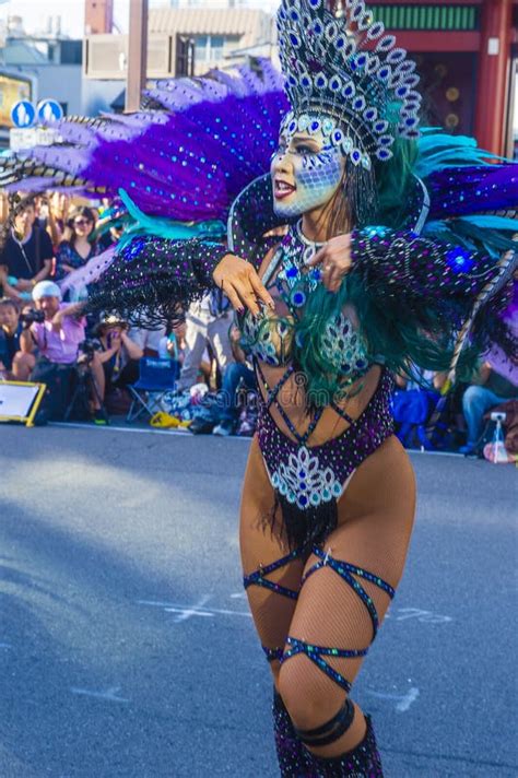 Carnaval De La Samba De Tokio Asakusa Foto De Archivo Editorial