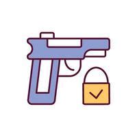 Firearms Control RGB Color Icon 2061890 Vector Art At Vecteezy