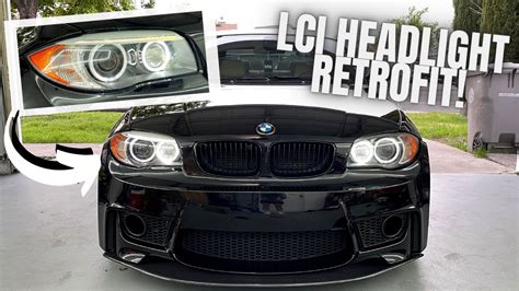 2008 2012 BMW E82 E88 Series LED Angel Eyes Halo Projector 50 OFF