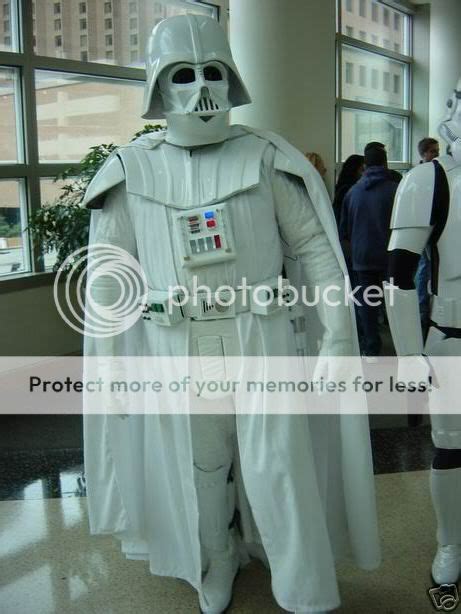 White Darth Vader Costume Myscififan