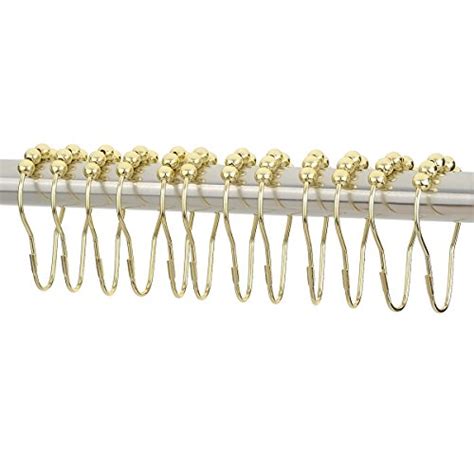 Gold Shower Curtain Hooks Amazer Shower Curtain Rings Hooks Pcs