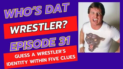 Who S Dat Wrestler Guess The Wrestler Trivia Game Episode 31 WWE