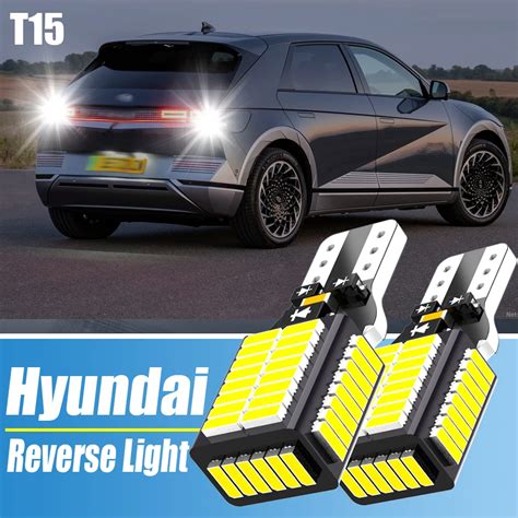 2pcs W16W T15 LED Reverse Light Blub Canbus For Hyundai Solaris Tucson