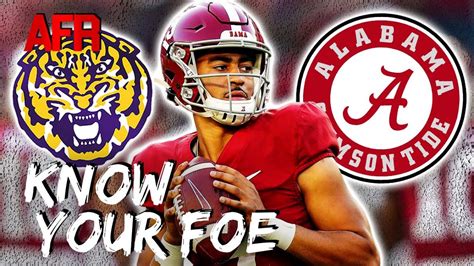 Know Your Foe Lsu Vs Alabama Preview Youtube