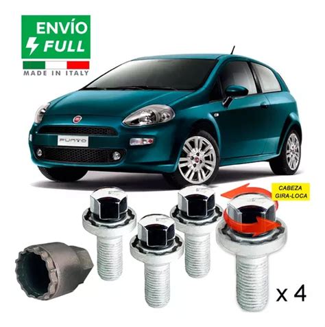 Set Tuercas Seguridad Fiat Punto Italianos Meses Sin Inter S