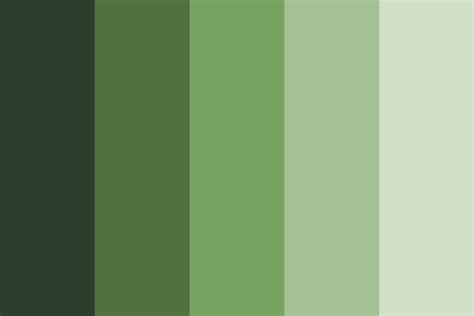 sage green gradient Color Palette