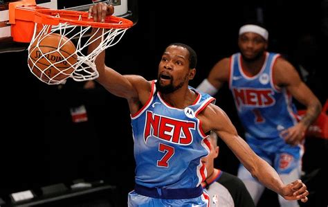 Nets 122 Nuggets 116 Kevin Durant Scores 34 In Brooklyn Win