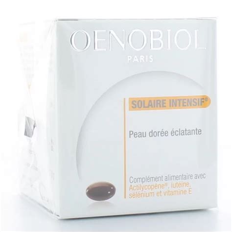 Oenobiol Solaire Intensif Peau Normale Capsules Univers Pharmacie