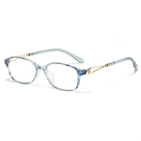 Womens Fashion Lightweight Metal Anti Blue Light Reading Glasses