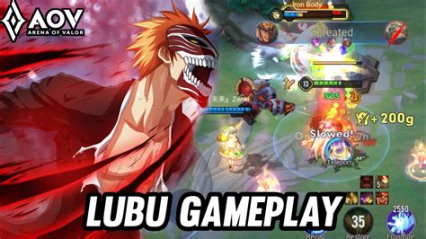 Aov Lubu Ichigo Gameplay In Jungle Arena Of Valor Youtube