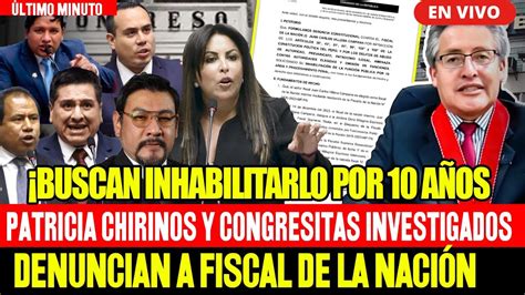 CHIRINOS PRESENTA DENUNCIA CONSTITUCIONAL CONTRA FISCAL DE LA NACIÓN