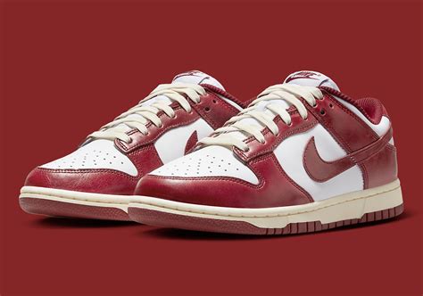 Nike Dunk Low Vintage Quipe Rouge Crumpe