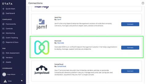 How To Integrate Drata With Hexnode Uem For Mac Hexnode Help Center