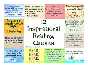 12 Inspirational Quotes for Reading by The Teacher Couple | TpT