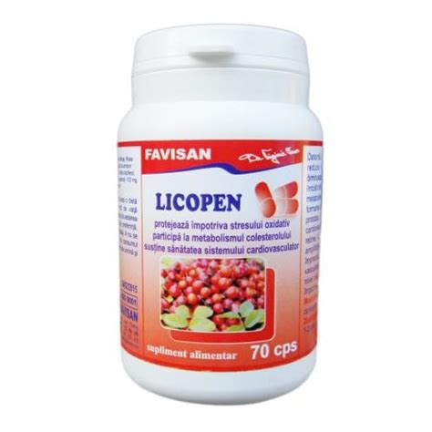 Licopen Capsule Favisan Farmacia Tei Online