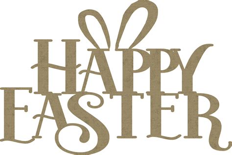 Happy Easter Hanging Sign - Manchester Laser Cuts