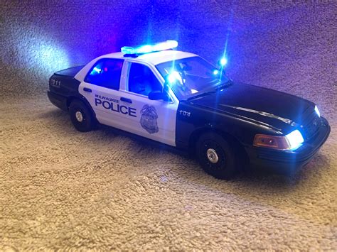 118 Scale Milwaukee Wi Die Cast Model Police Car Replica With Etsy Uk