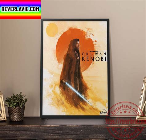 Disney Star Wars Obi Wan Kenobi Jedi Master Fan Art Home Decor Poster Canvas Rever Lavie