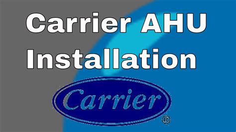 Carrier Air Handler Manual