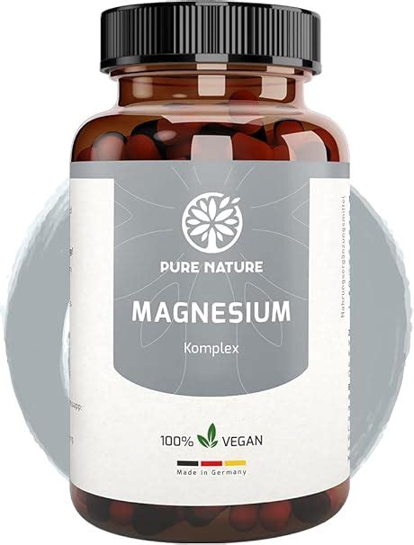 Magnesium Komplex Hochdosiert 400 Mg 7in1 Kapseln Mit 7 Organischen