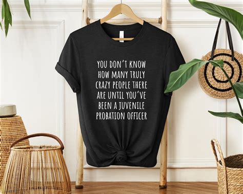 Probation Officer Shirt Cute Juvenile Probation Officer Gift