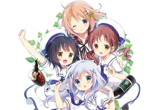 Hd Wallpaper Gochuumon Wa Usagi Desu Ka Anime Girls Kafuu Chino