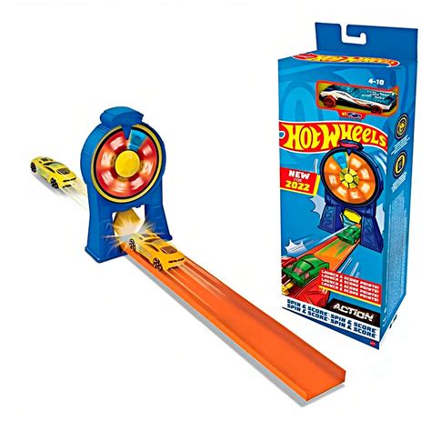 Pista De Acrobacias Hot Wheels Girar E Marcar FWM Mattel Shopee Brasil