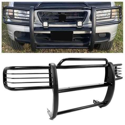 Ecotric Front Bumper Protector Brush Grille Guard For 1998 2004 Isuzu Rodeo Amigo 1998 2002