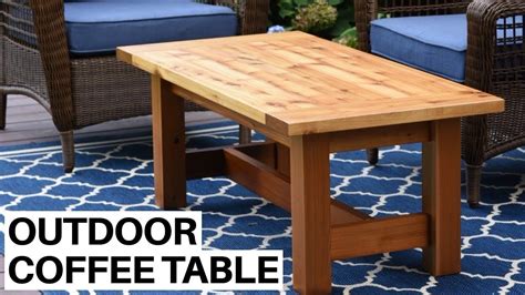 Easy Diy Outdoor Coffee Table | Brokeasshome.com