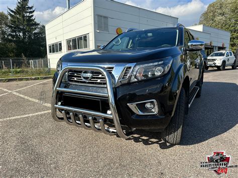 Orurowanie Nissan Navara Np K Y Baranek Wysokie Chrom Czarne