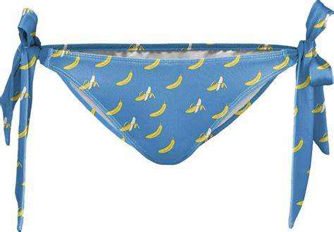 Aloha From Deer Women S Blue Banana Heaven Bikini Bows Bottom