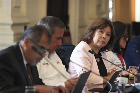 Presidenta Dina Boluarte Lidera Sesi N Del Consejo De Ministros