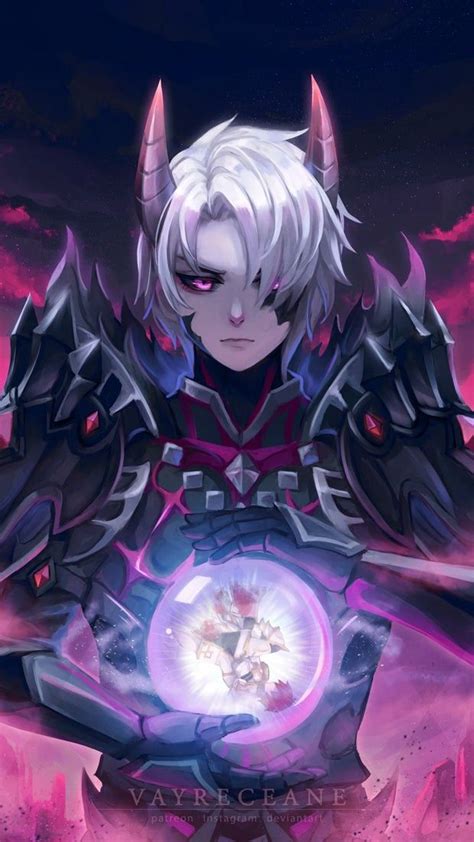 Dark Kasel King S Raid Anime Drawings Boy Anime Character Design