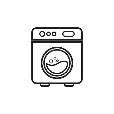 washing machine logo 13496779 Vector Art at Vecteezy