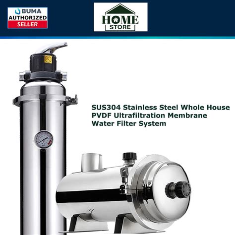 Home Store Sus304 Stainless Steel Whole House Pvdf Ultrafiltration