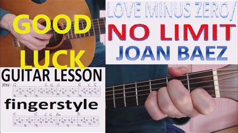 Love Minus Zerono Limit Joan Baez Fingerstyle Guitar Lesson Youtube