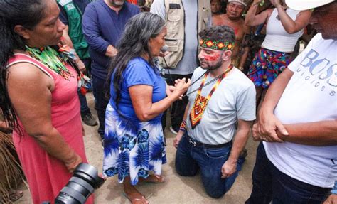 Cultura Indígena Governador Gladson Cameli recebe carta do Povo Arara